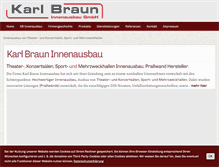 Tablet Screenshot of karl-braun-innenausbau.de